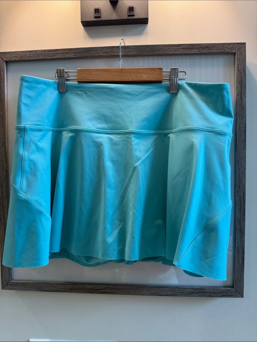 Athleta Aqua Pleated Athletic Skirt XL